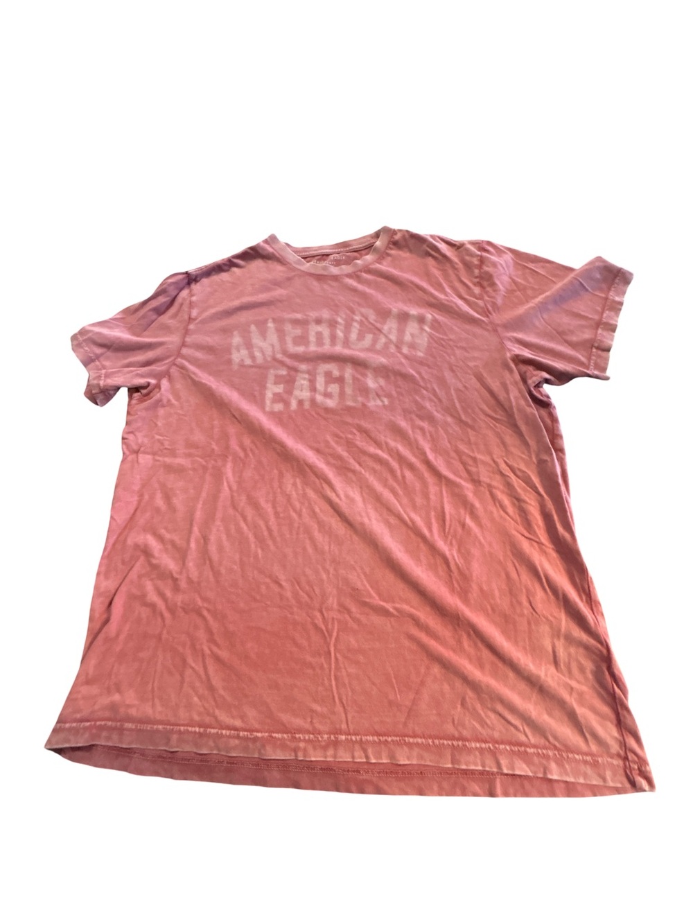 American Eagle Super Soft Arch Logo Graphic Tee Vintage Red Men's Large
